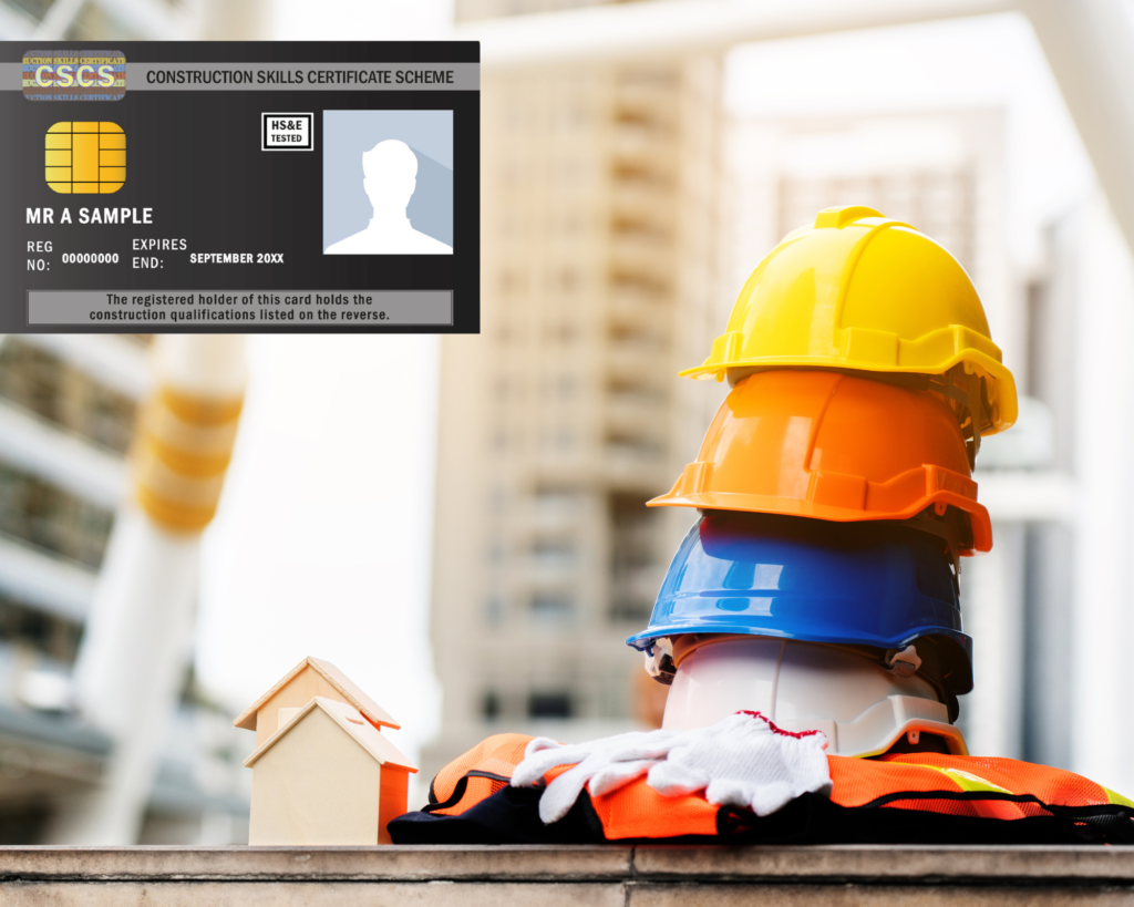 Can I Work in Major Sites Without a CSCS Card?: A CSCS Black card with construction safety gear
