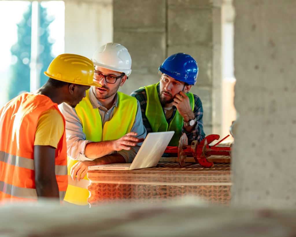 Can You Pass the CSCS Card Test Without Studying?: a group of construction worker discussing