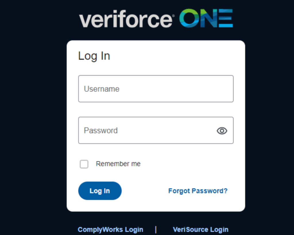 Image of a Veriforce ONE where you Check if a Company is CHAS Approved Online